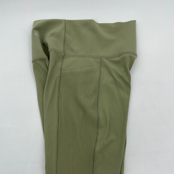 ATHLETA Salutation Stash II Pocket Cutout 7/8 Legging Womens Size XSP Green - Picture 7 of 7